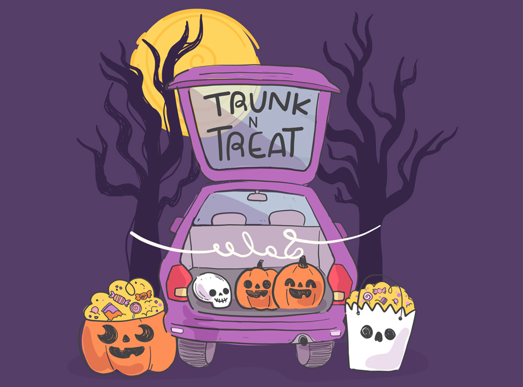 SOS Florida Halloween event 2025 fundraiser poster. Trunk and Threat